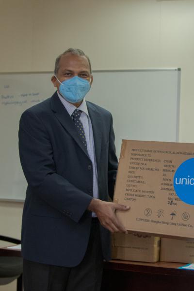Unicef Donates 78 Boxes Of Personal Protective Supplies To Moh 1
