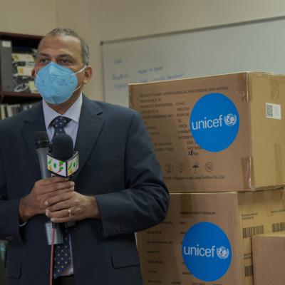 Unicef Donates 78 Boxes Of Personal Protective Supplies To Moh 3